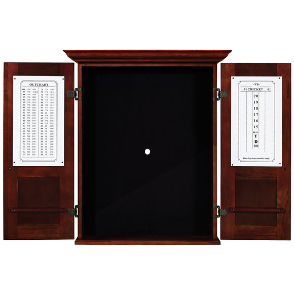 RAM Game Room Dartboard Cabinet Square - English Tudor - DCAB3 ET