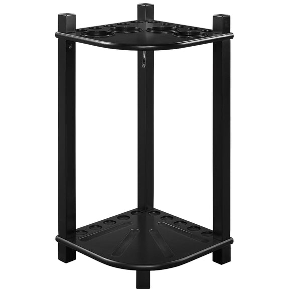 RAM Game Room Floor Cue Rack - Square Leg-Black - FCR2 BLK