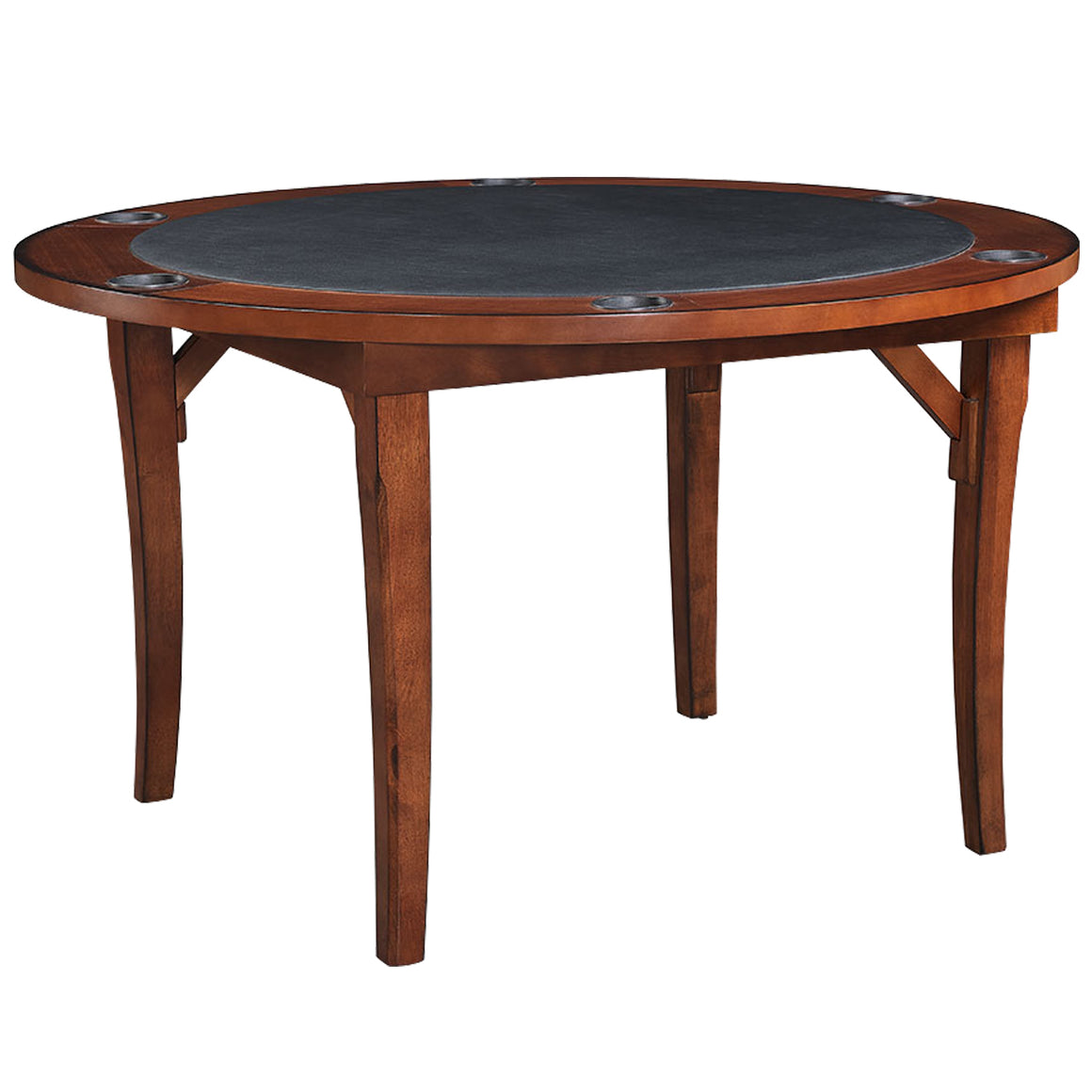 RAM Game Room 48" Folding Game Table - Chestnut - FLDGTBL CN
