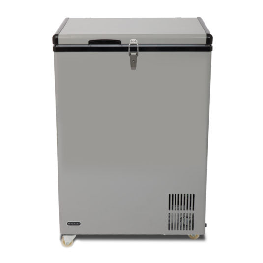 Whynter 95 Quart Portable Wheeled Freezer with Door Alert and 12v Option – Gray FM-951GW - Wine Cooler City