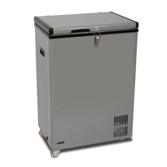 Whynter 95 Quart Portable Wheeled Freezer with Door Alert and 12v Option – Gray FM-951GW - Wine Cooler City