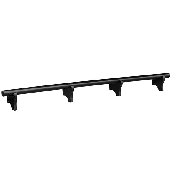 RAM Game Room 84" Dry Bar Foot Rail - Black - FR84 BLK