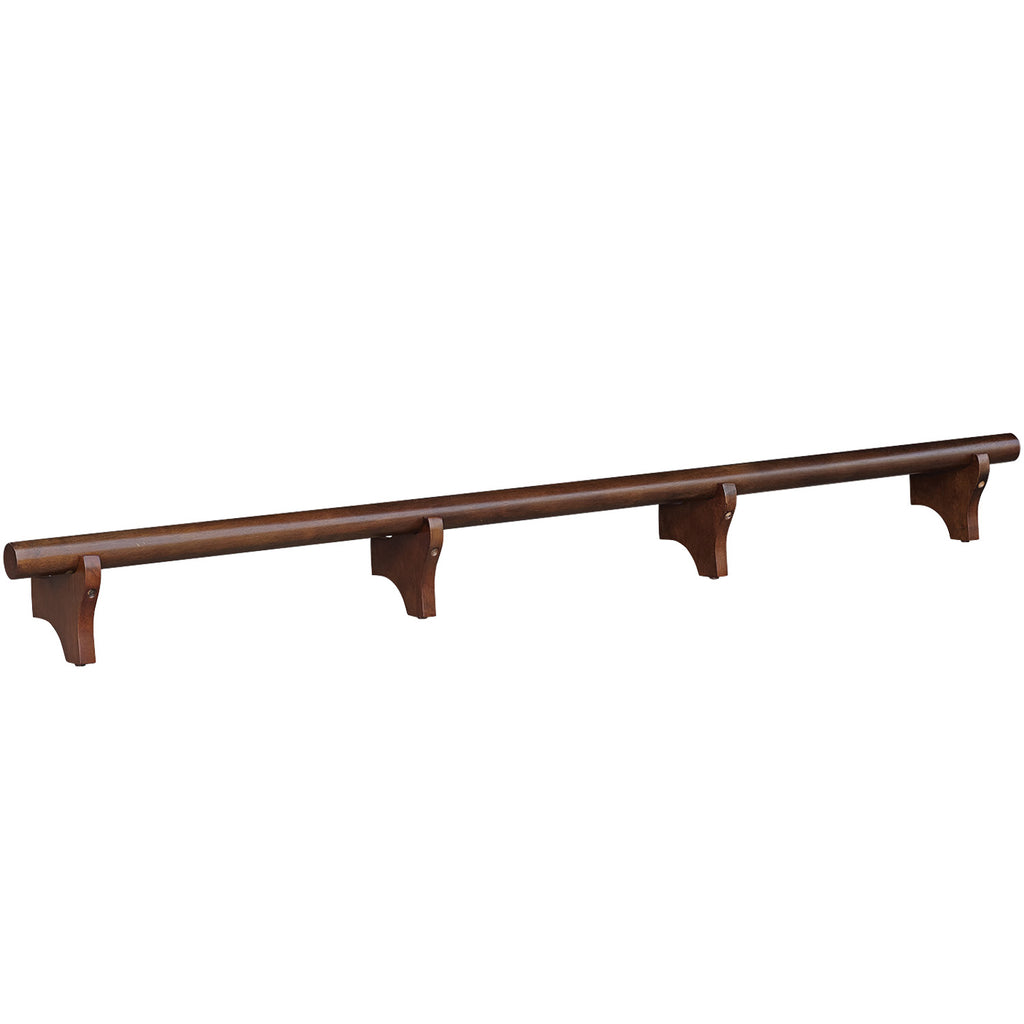 RAM Game Room 84" Dry Bar Foot Rail - Cappuccino - FR84 CAP