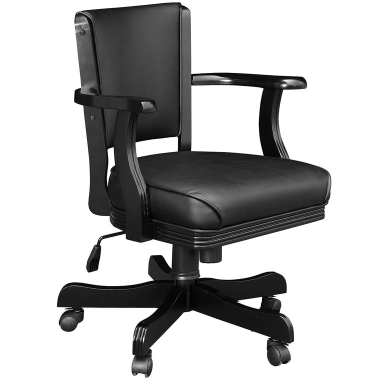 RAM Game Room Swivel Game Chair - Black - GCHR2 BLK