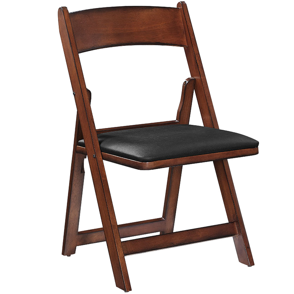 RAM Game Room - Folding Game Chair - Chestnut - GCHR4 CN