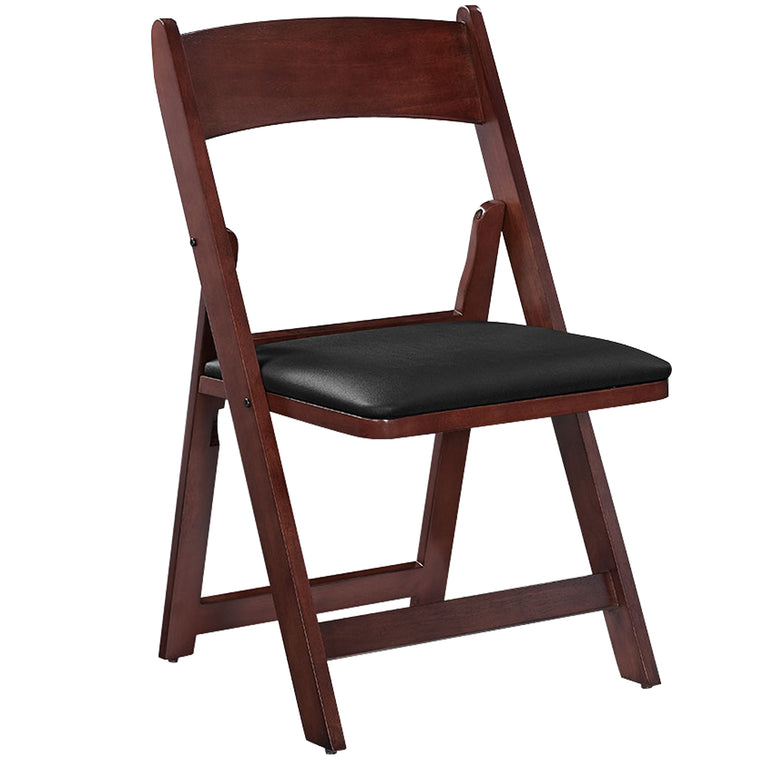 RAM Game Room Folding Game Chair - English Tudor - GCHR4 ET