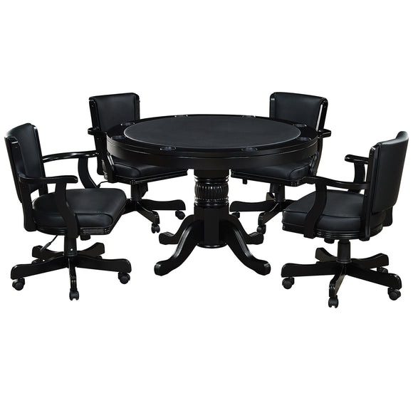 RAM Game Room 48" Game Table - Black - GTBL48 BLK