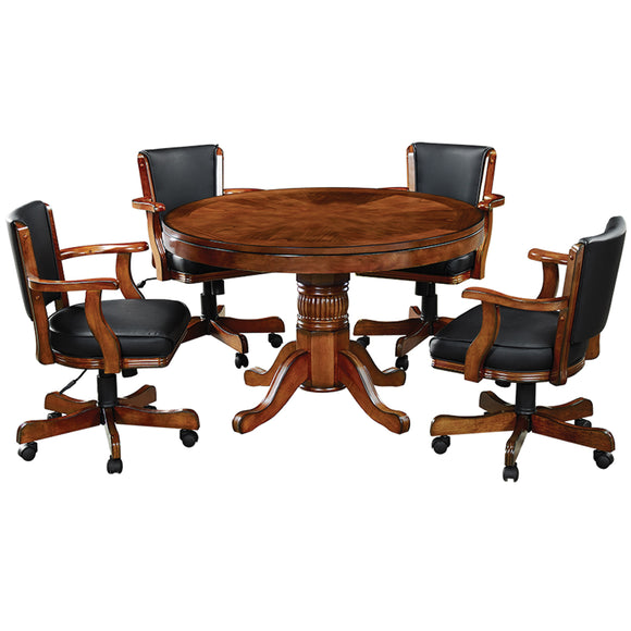RAM Game Room 48" Game Table - Chestnut - GTBL48 CN