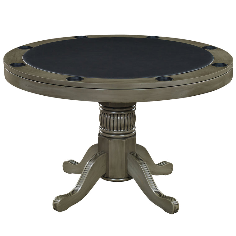 RAM Game Room 48" Game Table - Antique White - GTBL48 SL