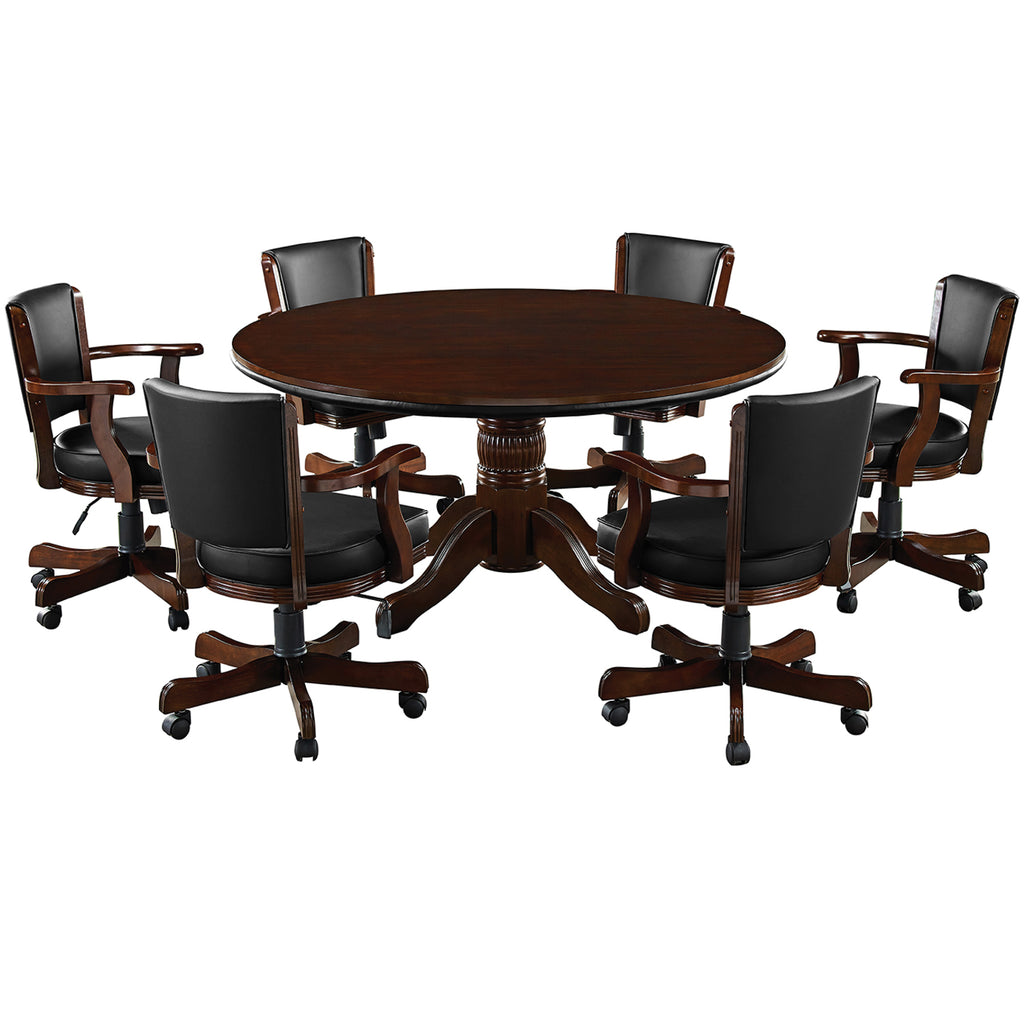 RAM Game Room 60" 2 In 1 Game Table - Cappuccino - GTBL60 CAP
