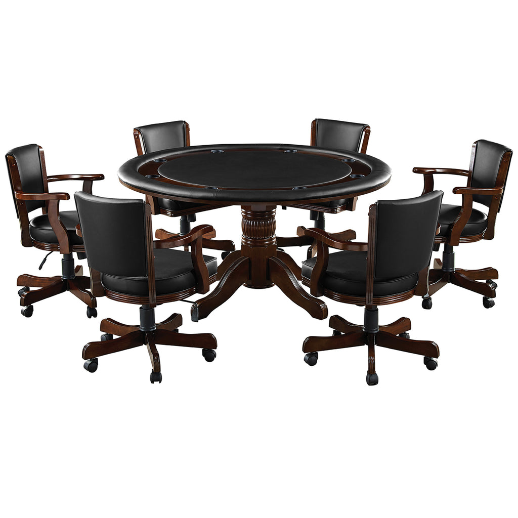 RAM Game Room 60" 2 In 1 Game Table - Cappuccino - GTBL60 CAP