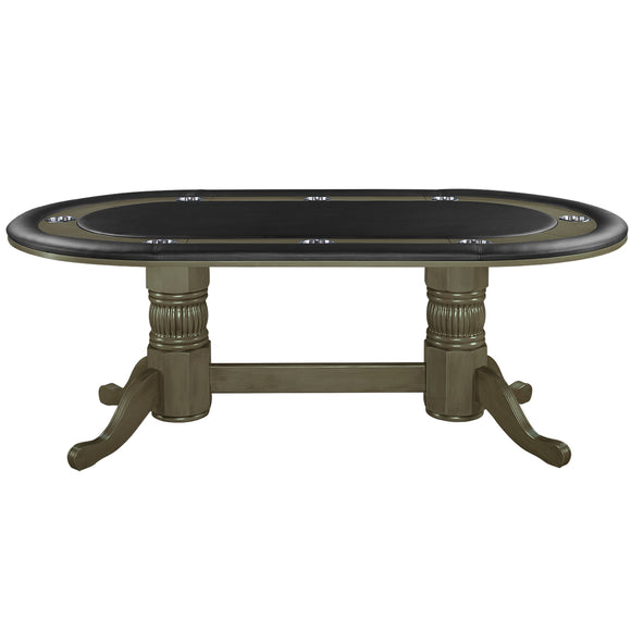 RAM Game Room 84" Texas Hold'Em Game Table - Slate - GTBL84 SL