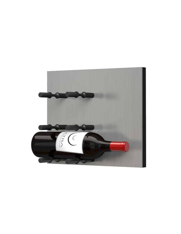 Ultra Wine Racks Fusion Panel Wine Rack—Alumasteel - Single Depth - 3 Bottles