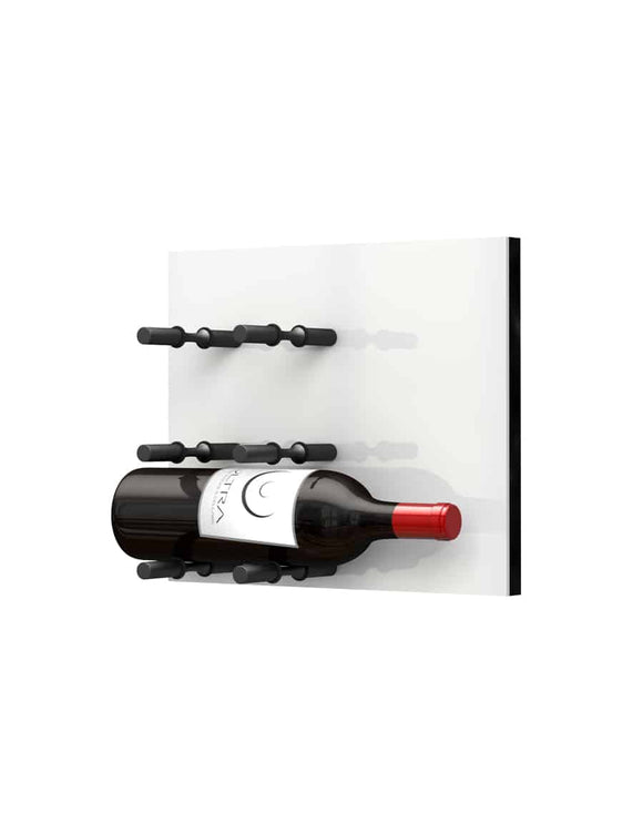 Ultra Wine Racks Fusion Panel Wine Rack—White Acrylic - Single Depth