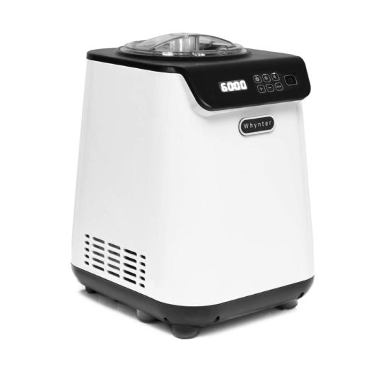 Whynter ICM-128WS 1.28 Quart Compact Upright Automatic Ice Cream Maker with Stainless Steel Bowl- White