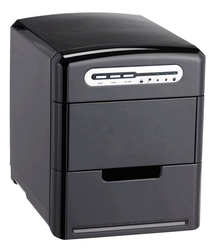 Sunpentown - IM-120B: Portable Ice Maker in Black