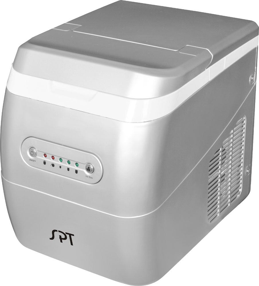 Sunpentown - IM-123S: Portable Ice Maker – Silver