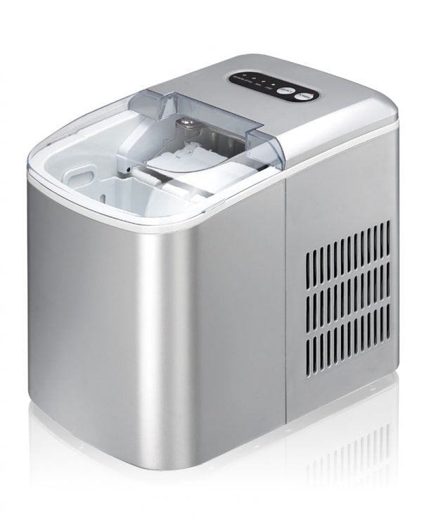 Sunpentown - IM-123S: Portable Ice Maker – Silver
