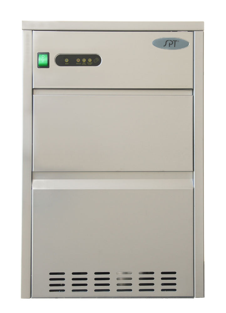 Sunpentown - 66 lbs Automatic Stainless Steel Ice Maker - IM-662C