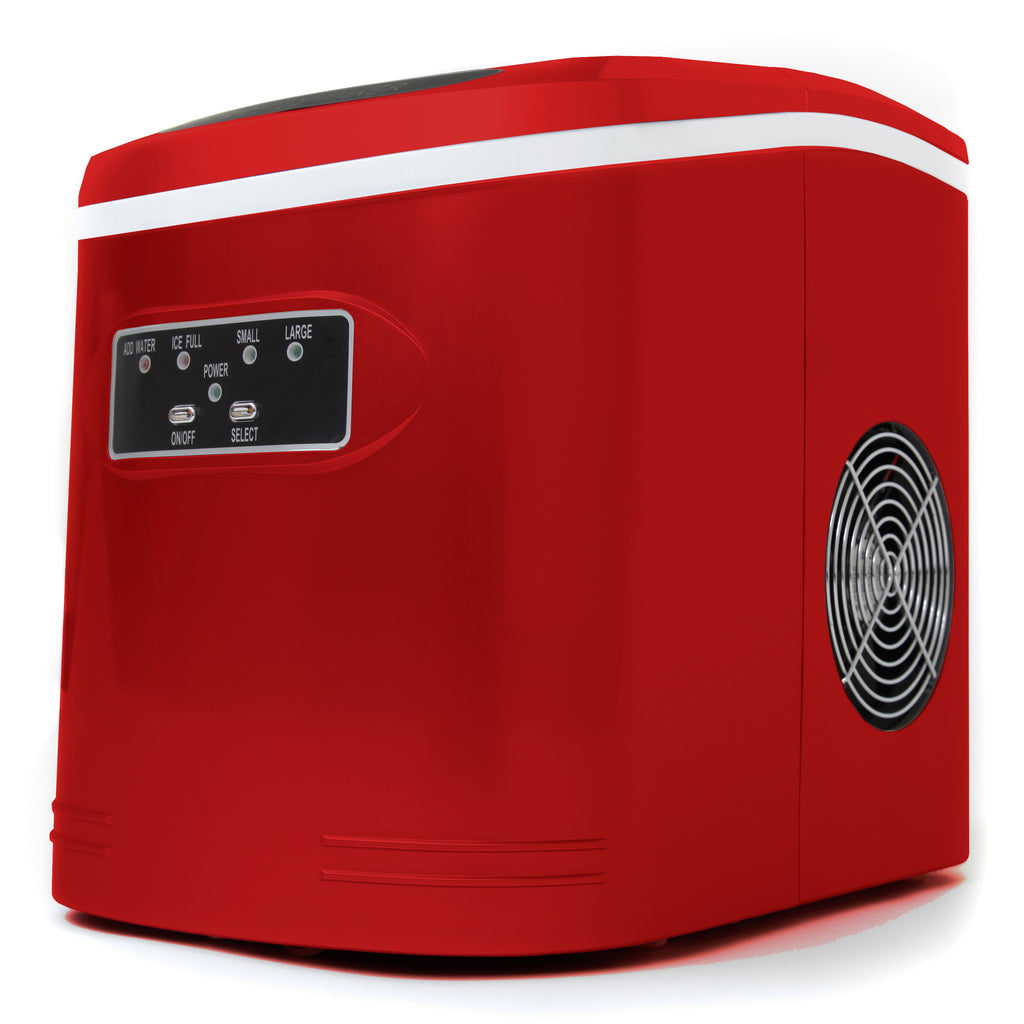 Whynter Compact Portable Ice Maker 27 lb capacity – Metallic Red IMC-270MR - Wine Cooler City