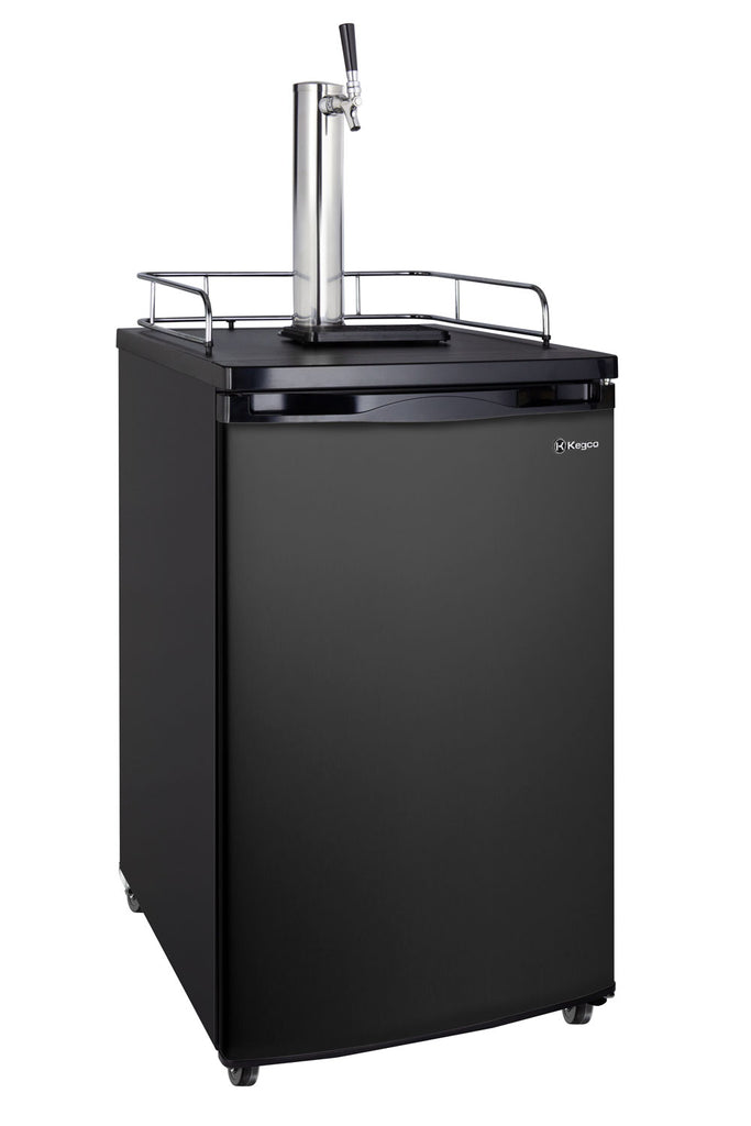 Kegco 20" Wide Guinness® Black Single Tap Kegerator - K199B-GNK - Wine Cooler City