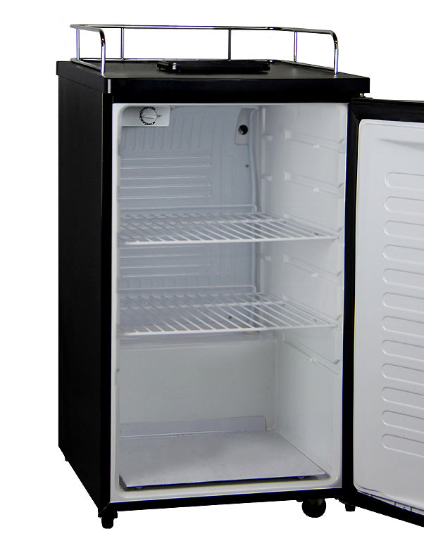 Kegco 20" Wide Black Kegerator - Cabinet Only Model: MDK-199B-01