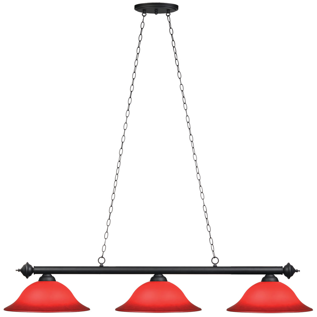 RAM Game Room 60" Marseilles Lamp Burgundy - MAR-B60 BG