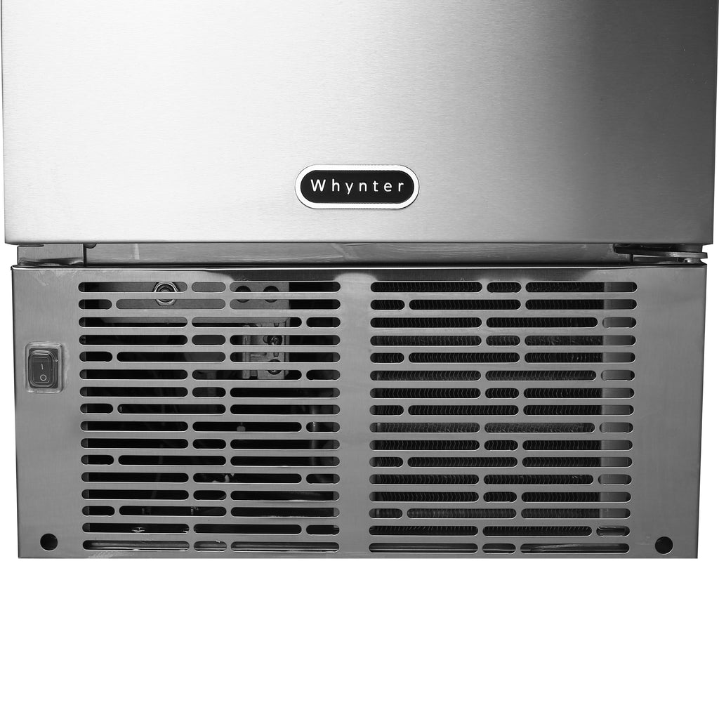 Whynter 14” Undercounter Automatic Stainless Steel Marine Ice Maker 23lb Daily Output MIM-14231SS - Wine Cooler City