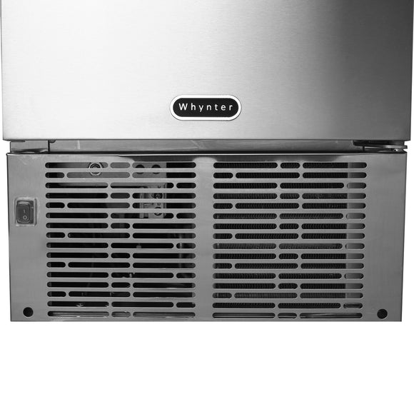 Whynter 14” Undercounter Automatic Stainless Steel Marine Ice Maker 23lb Daily Output MIM-14231SS - Wine Cooler City