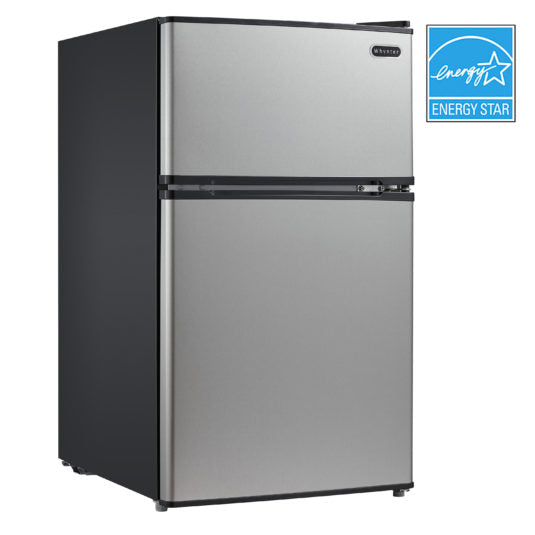 Whynter 3.4 cu.ft. Energy Star Stainless Steel Compact Refrigerator/Freezer MRF-340DS - Wine Cooler City