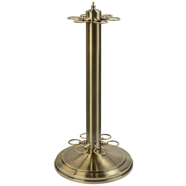 RAM Game Room 24"H Pool Cue Holder-Antique Brass - PCH AB