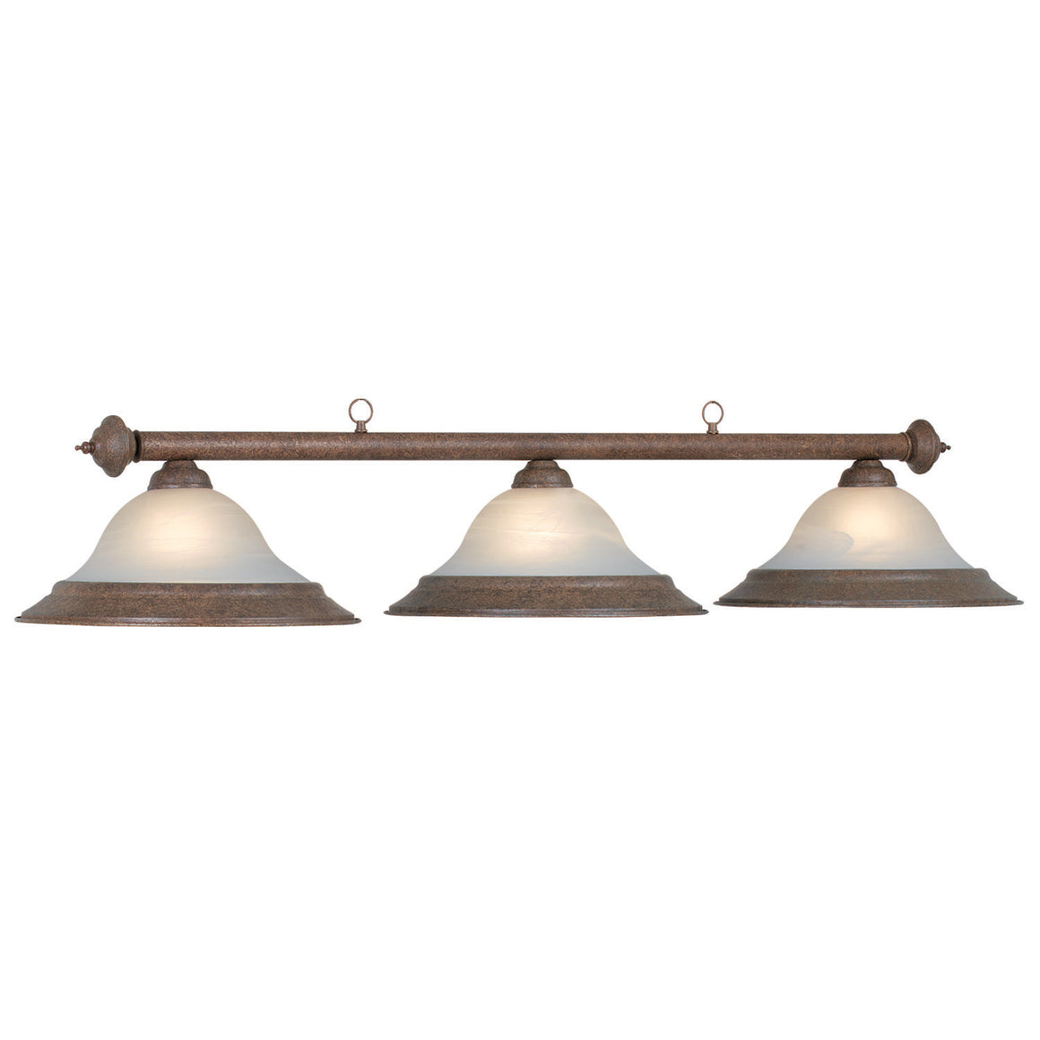 RAM Game Room 60" 3 LT Billiard Light-Old Brown - PR260 OB