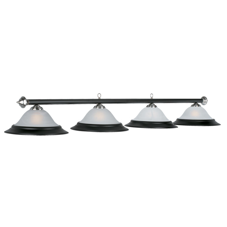 RAM Game Room 82" 4 LT Billiard Light-Matte Black/St - PR282 MB/ST