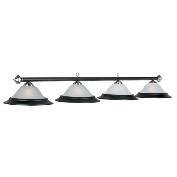 RAM Game Room 82" 4 LT Billiard Light-Matte Black/St - PR282 MB/ST
