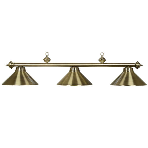 RAM Game Room 54" 3LT Billiard Light - Antique Brass - PR54 AB