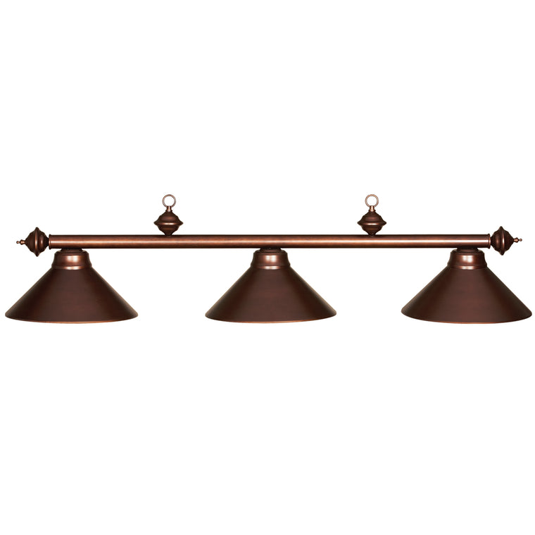 RAM Game Room 54" 3LT Billiard Light - Cappuccino - PR54 CAP