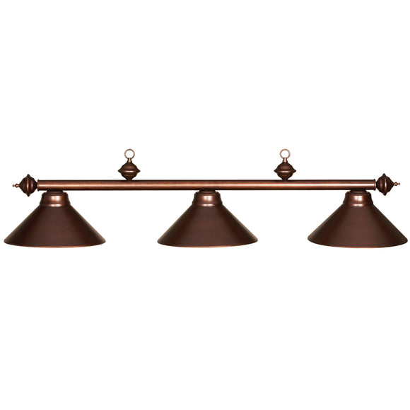 RAM Game Room 54" 3LT Billiard Light - Cappuccino - PR54 CAP