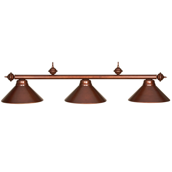RAM Game Room 54" 3LT Billiard Light - Chestnut - PR54 CN