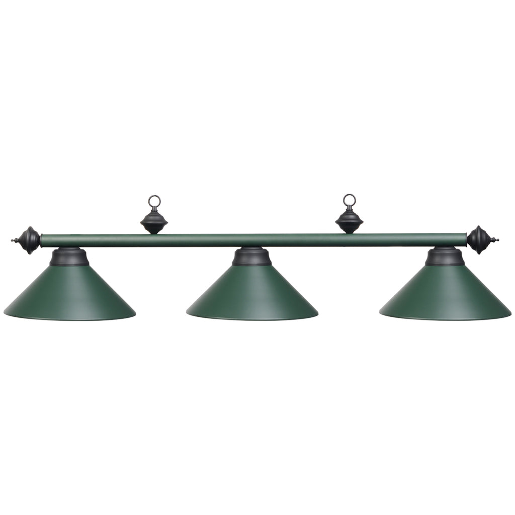 RAM Game Room 54" 3LT Billiard Light - Matte Green - PR54 MGR