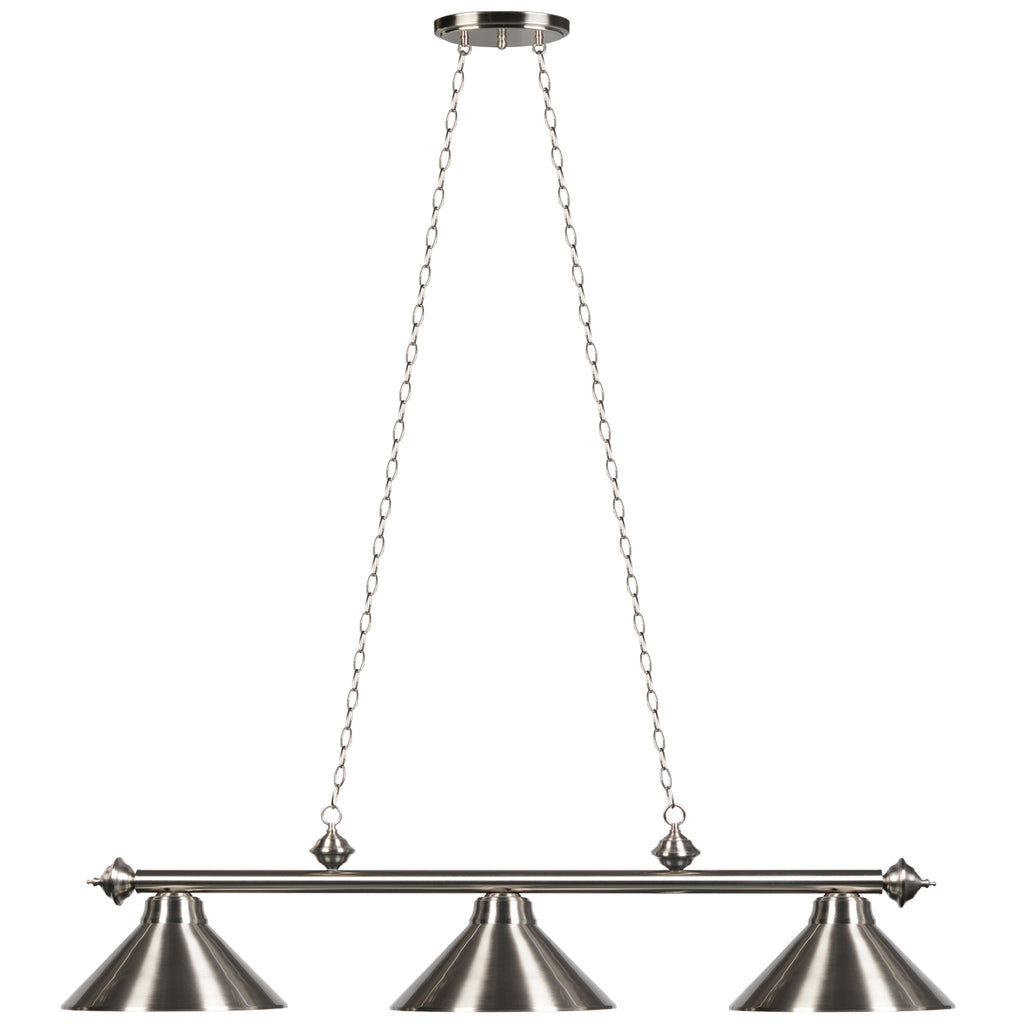 RAM Game Room 54" 3LT Billiard Light - Stainless - PR54 ST