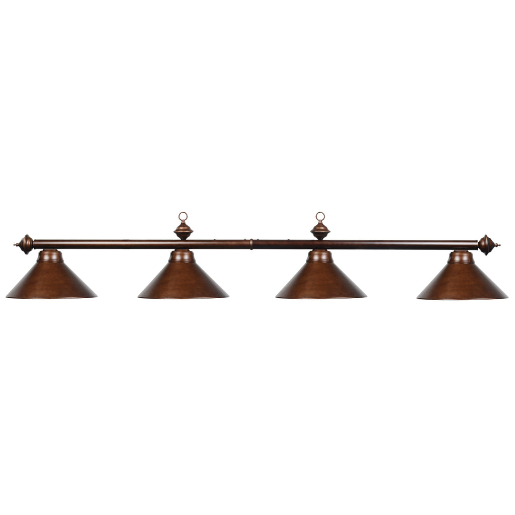 RAM Game Room 78" 4 LT Billiard Light - Cappuccino - PR78 CAP