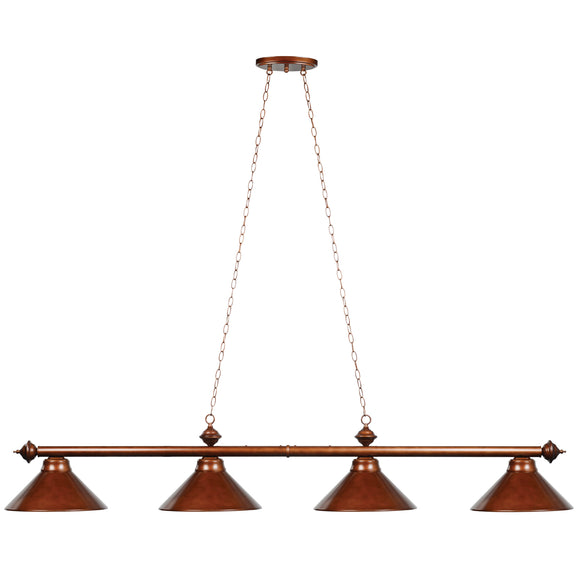 RAM Game Room 78" 4 LT Billiard Light-Chestnut - PR78 CN