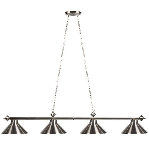 RAM Game Room 78" 4 LT Billiard Light-Stainless - PR78 ST
