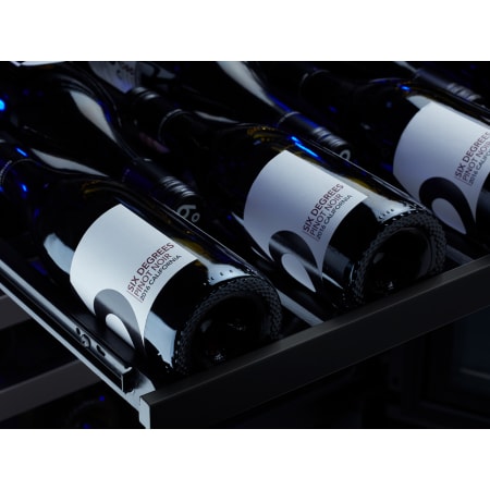 Zephyr Presrv™ 24 Inch Wide 45 Bottle Capacity Built-In or Freestanding Dual Zone Panel Ready Wine Cooler with PreciseTemp™ Cooling System - PRW24C02BPG