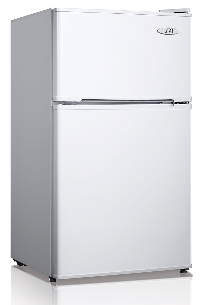 SPT - RF-314W: 3.1 cu. ft. Double Door Refrigerator in White – Energy Star