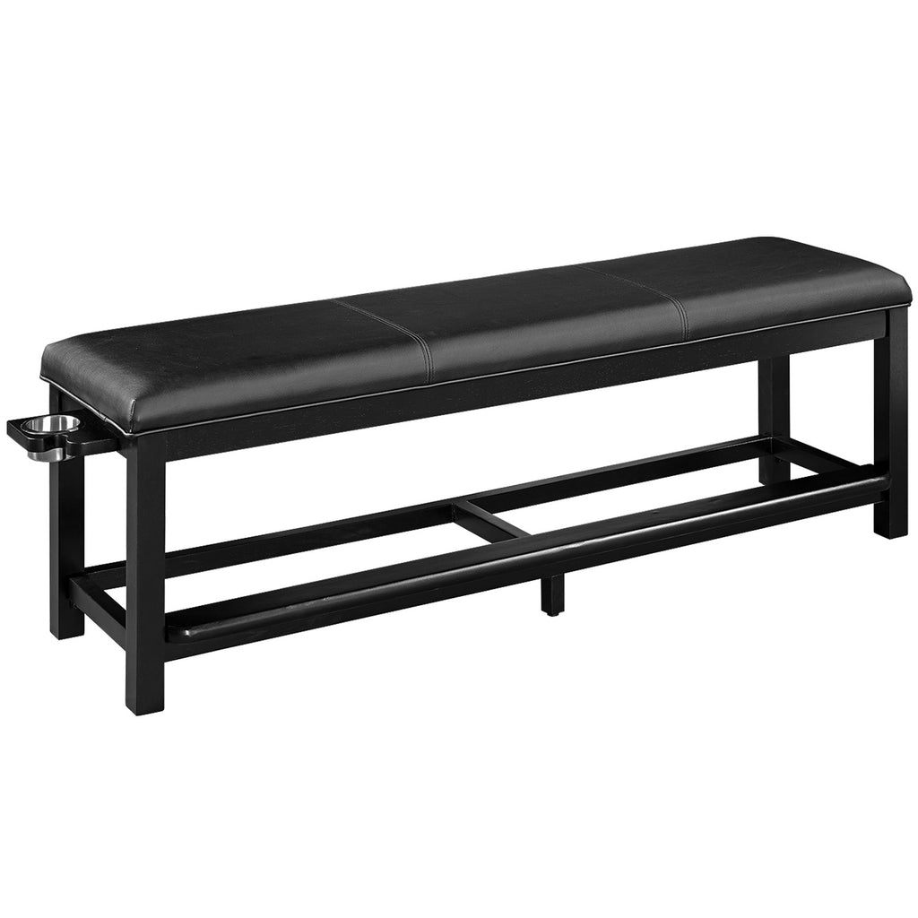 RAM Game Room - Spectators Storage Bench - Black - SBENCH BLK