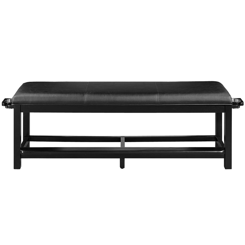 RAM Game Room - Spectators Storage Bench - Black - SBENCH BLK