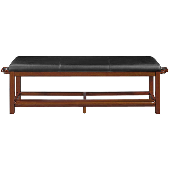 RAM Game Room Spectators Storage Bench - Chestnut - SBENCH CN