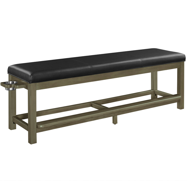 RAM Game Room Spectators Storage Bench - Slate - SBENCH SL