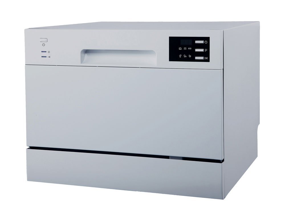 SPT - SD-2225DS: Energy Star Countertop Dishwasher with Delay Start & LED – Silver